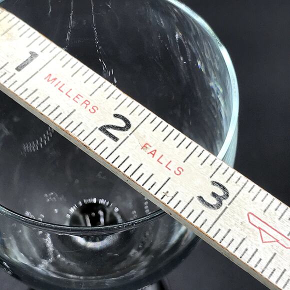 Luminarc of France Signature Black Flute, Wine Glasses 10oz, 12 oz Disc Set of 3 - Picture 7 of 9